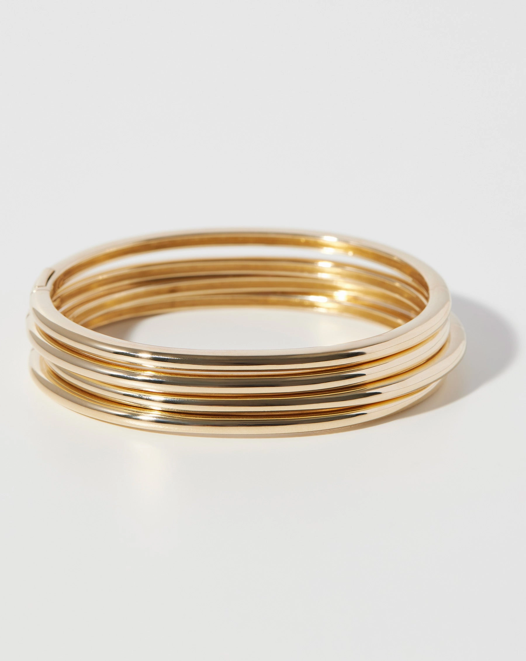 Stackable Gold Cloud Bangle
