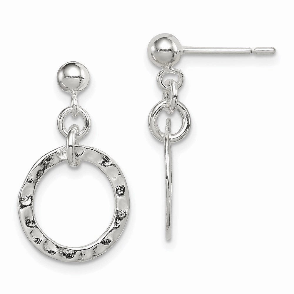 Sterling Silver Dangling Circle Earring