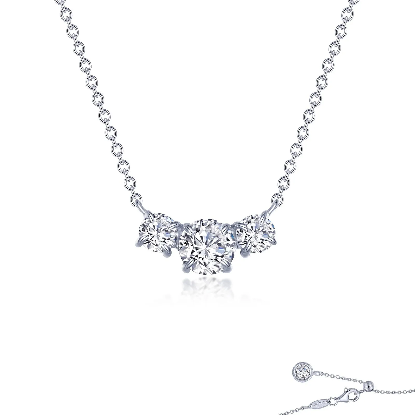 Three-Stone Necklace N0259CLP20
