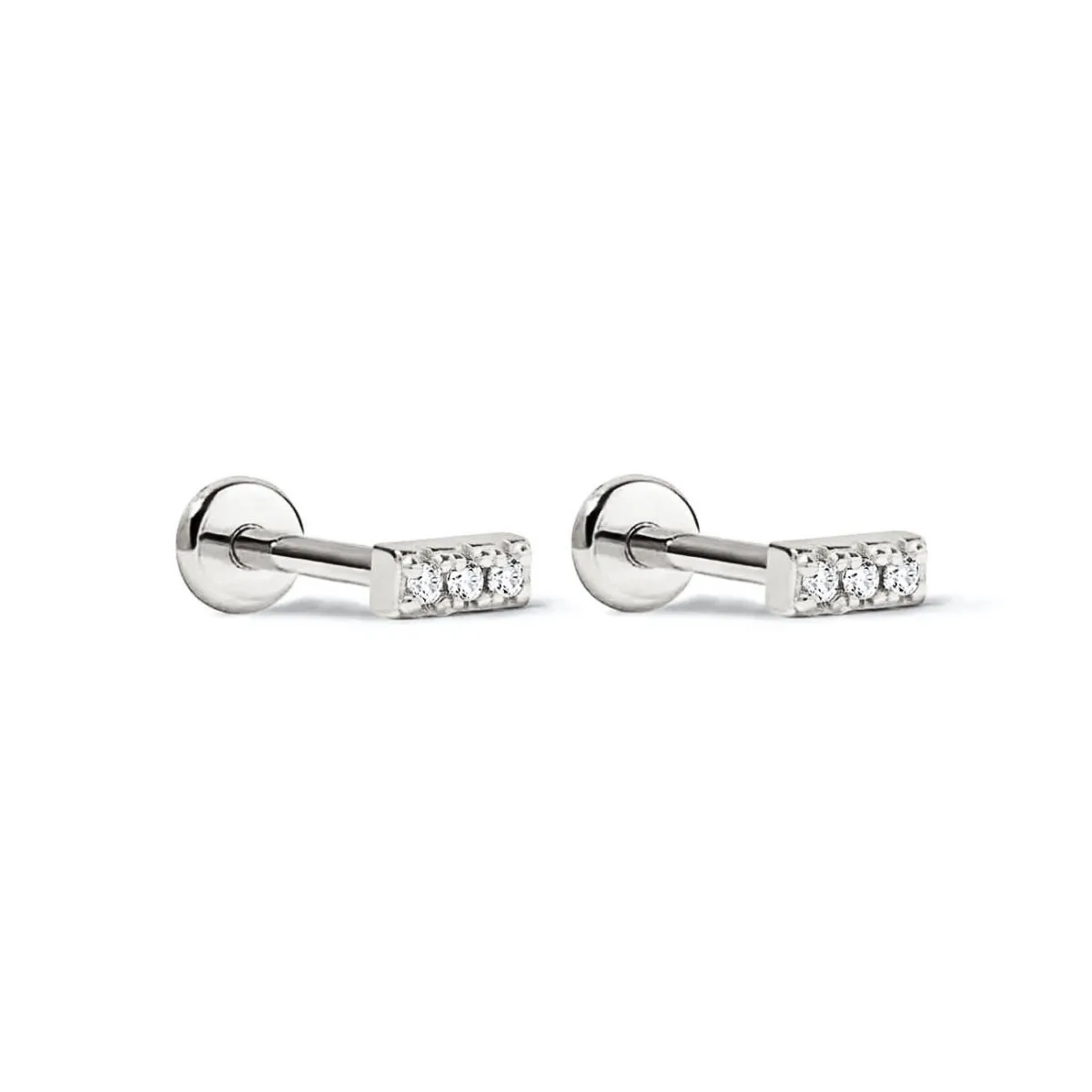 Tiny Pav Bar Flat Back Studs
