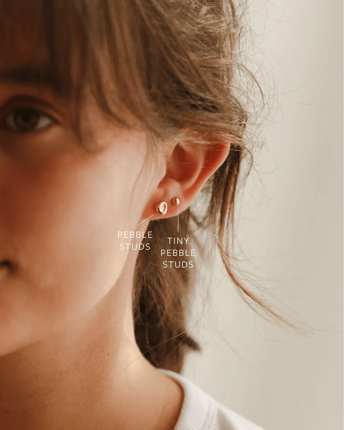 Tiny Pebble Studs