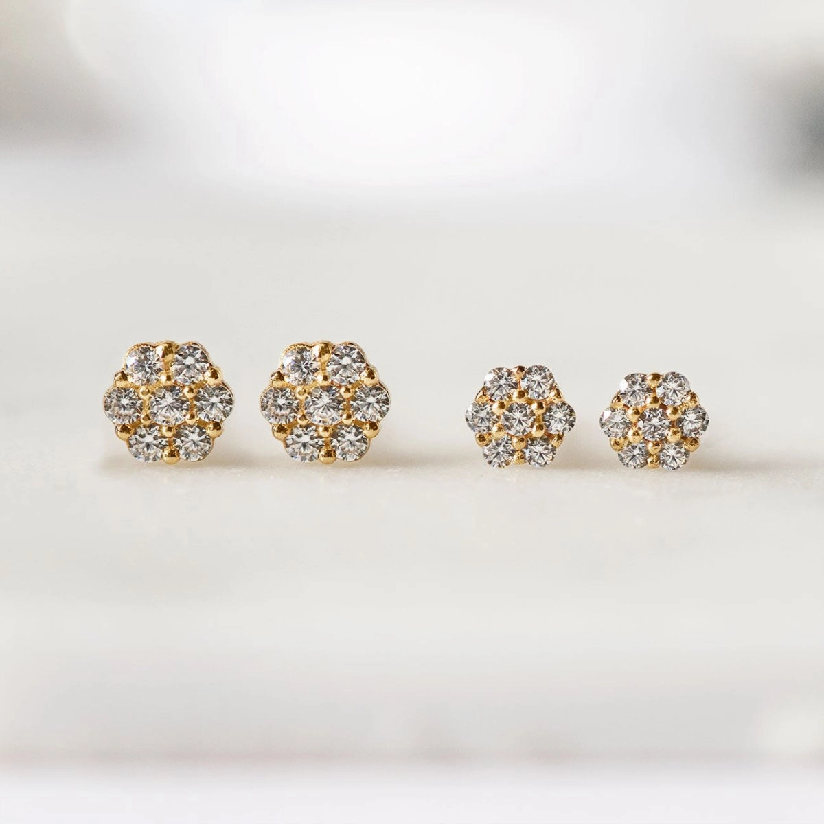 Tiny Pav Disc Studs