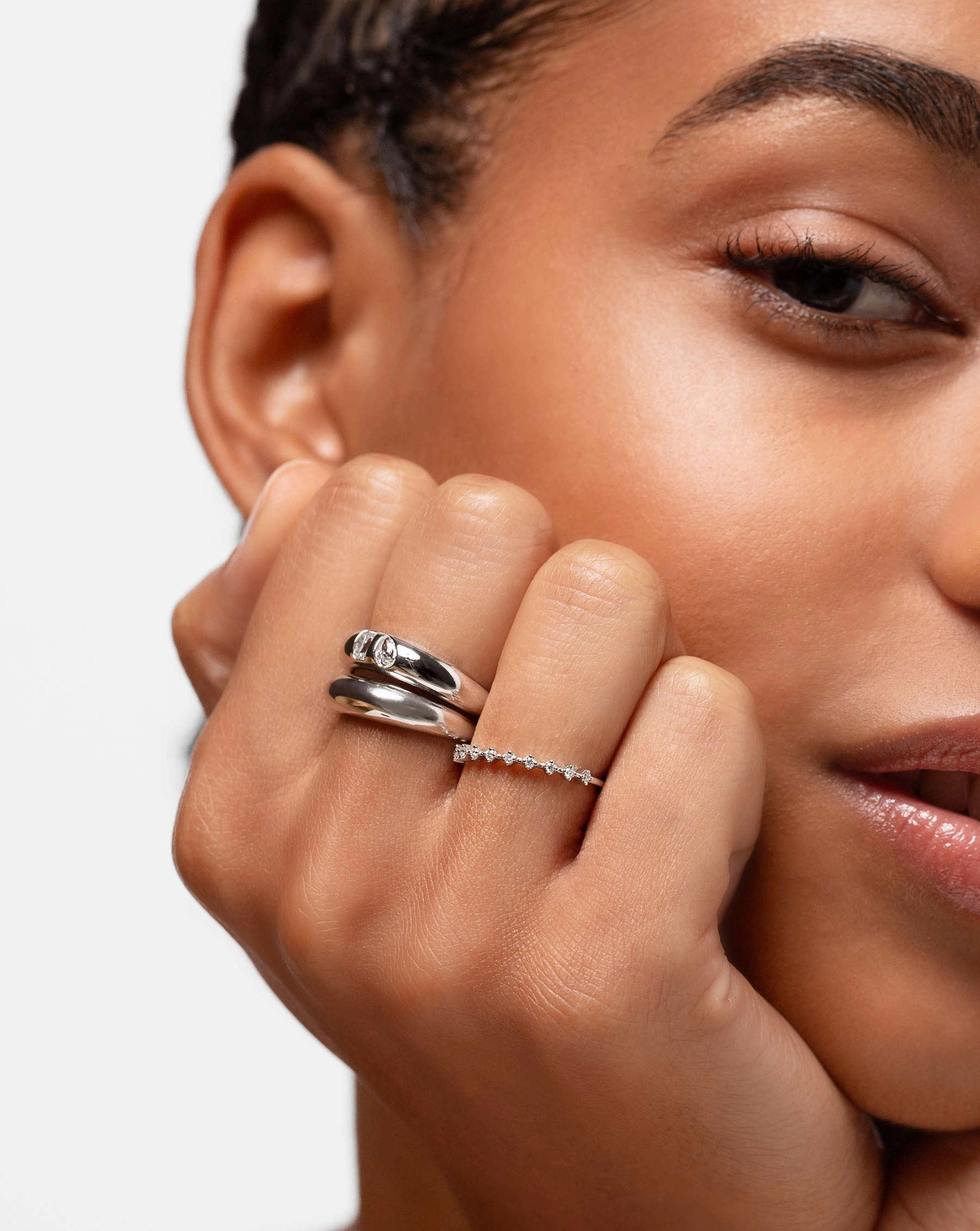 Toi et Moi Diamond Cloud Ring