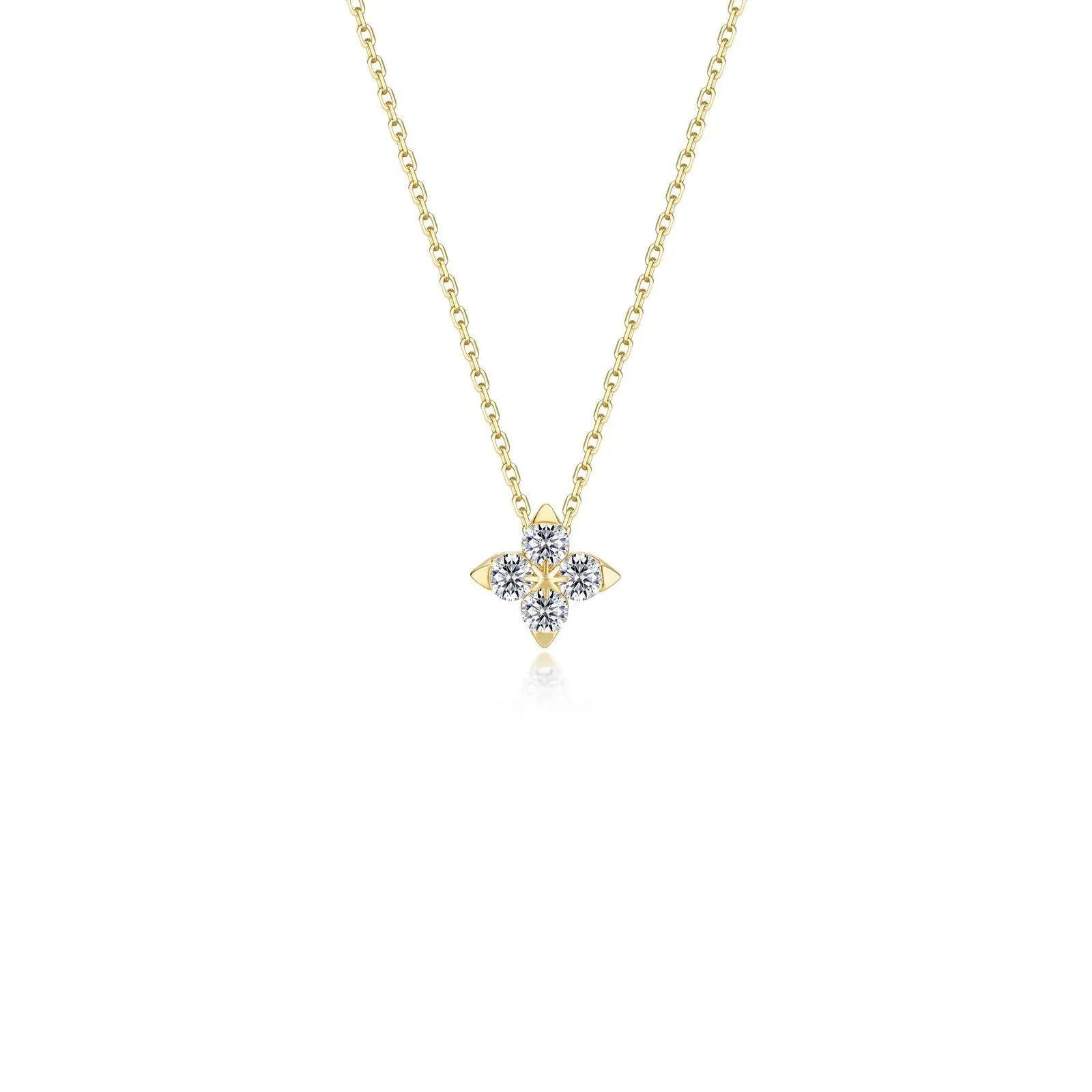 Trillium Bud Necklace N0343CLG18