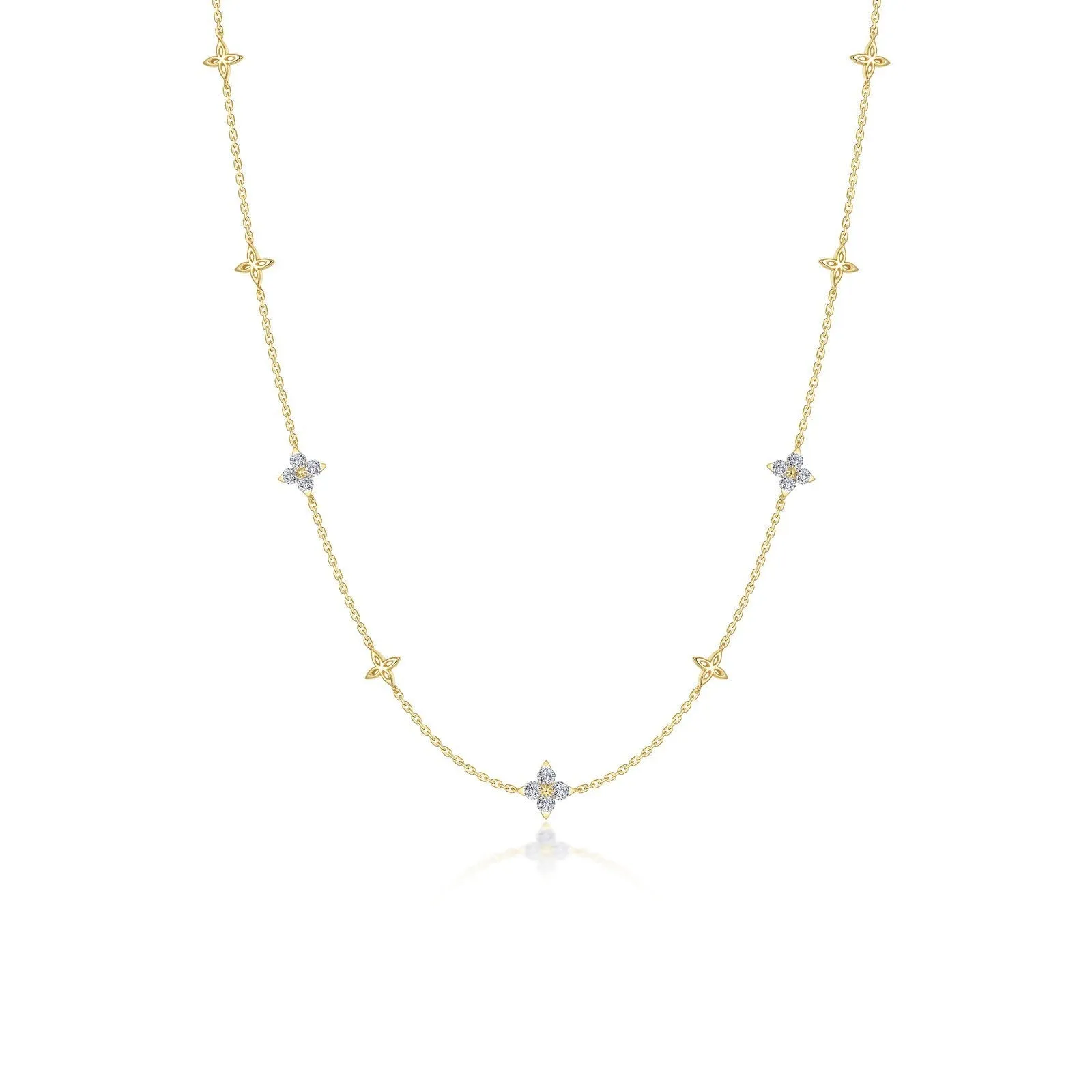 Trillium Station Necklace N0352CLG20