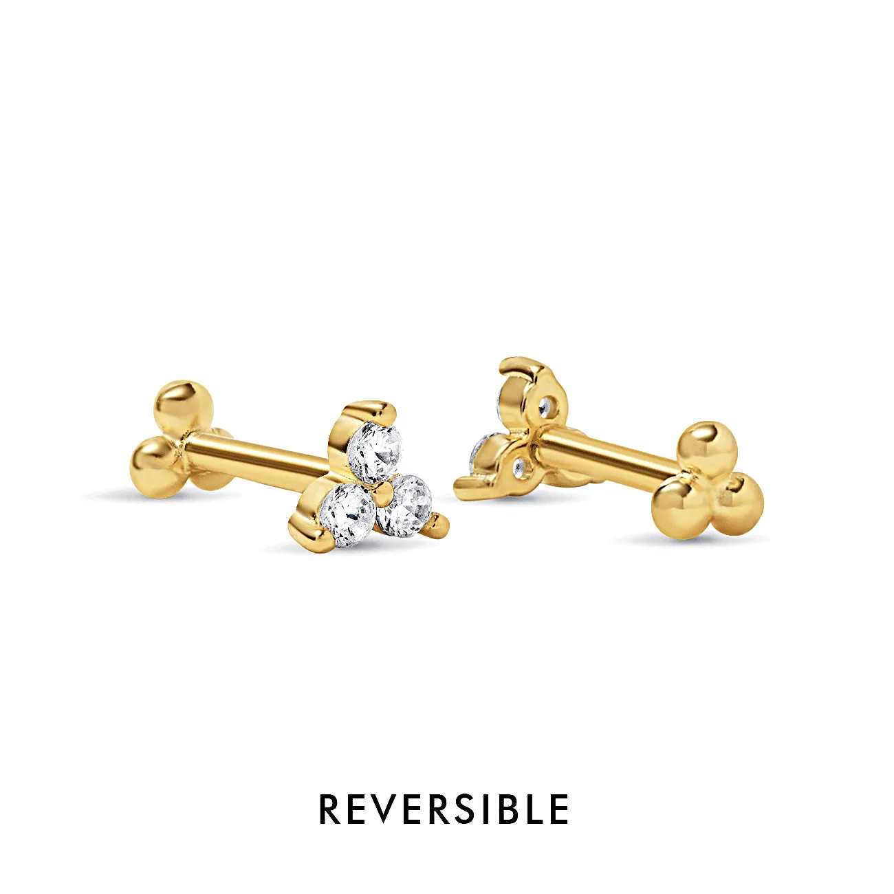 Trinity Beads   Gemstone Flat Back Studs