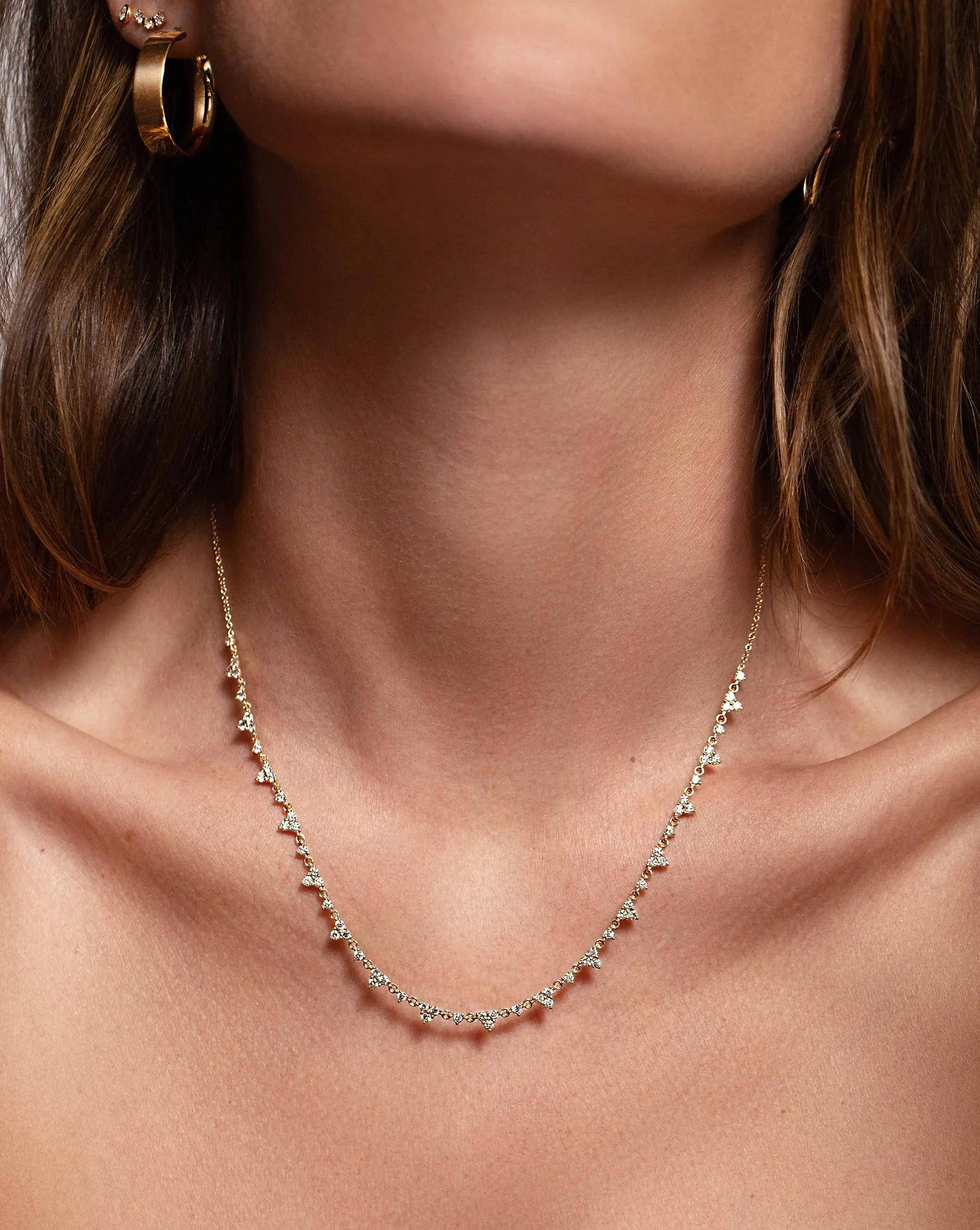 Trio Diamond Layering Necklace