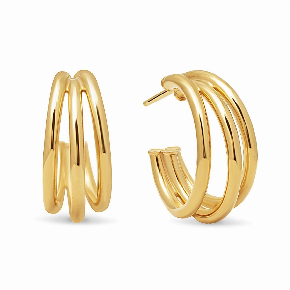 Triple Hoop Earrings