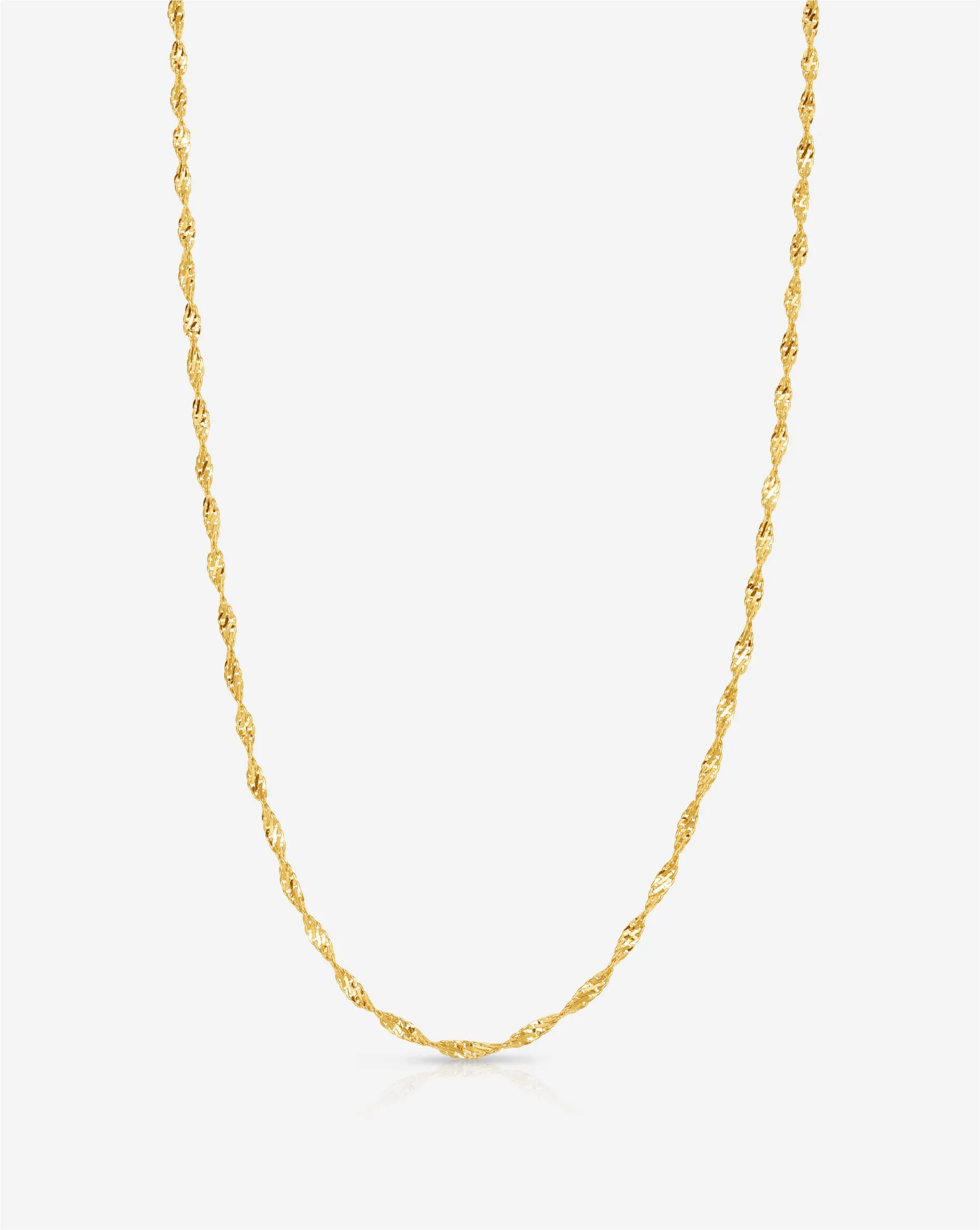 Twisted Dorica Chain Necklace