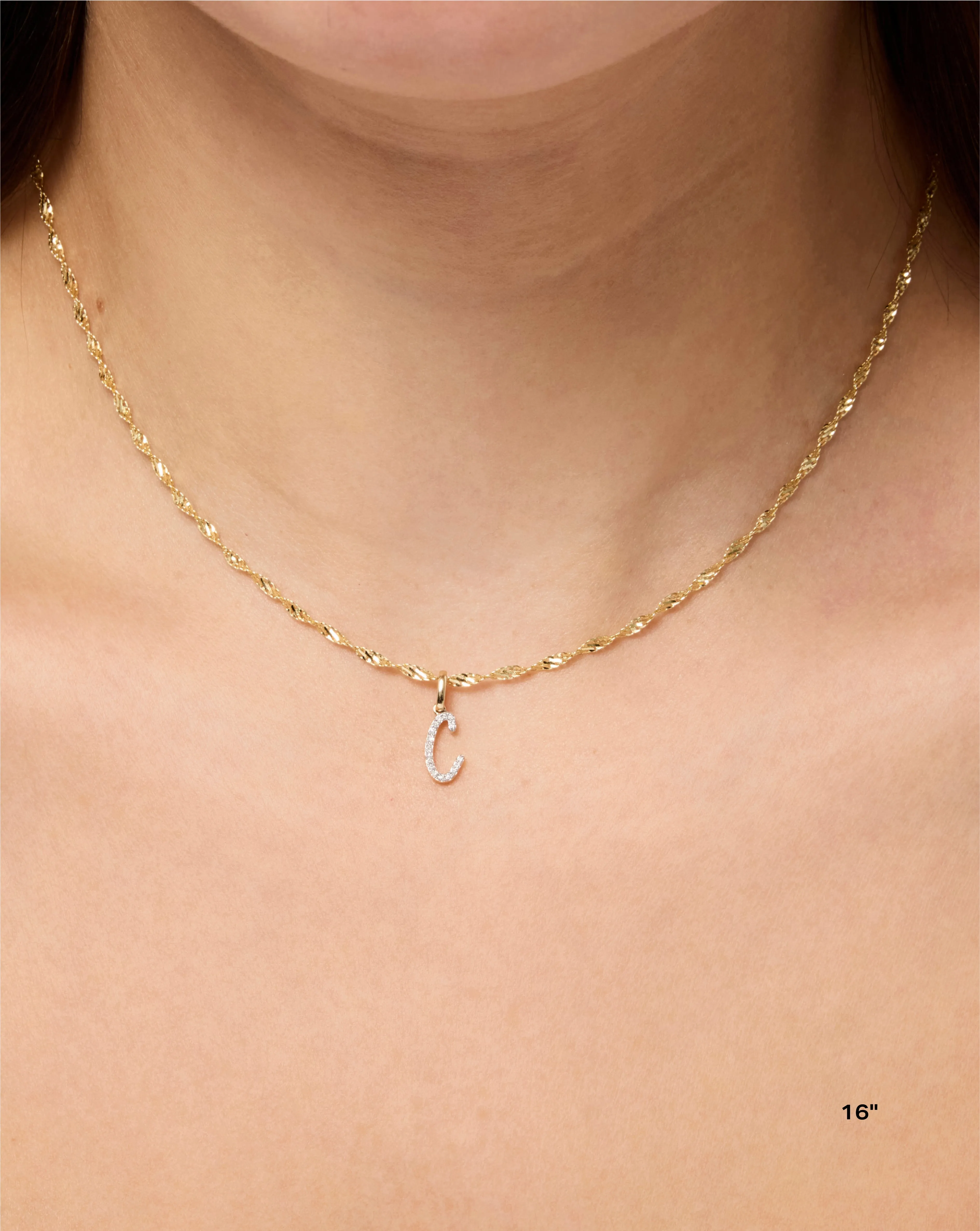 Twisted Dorica Chain Necklace