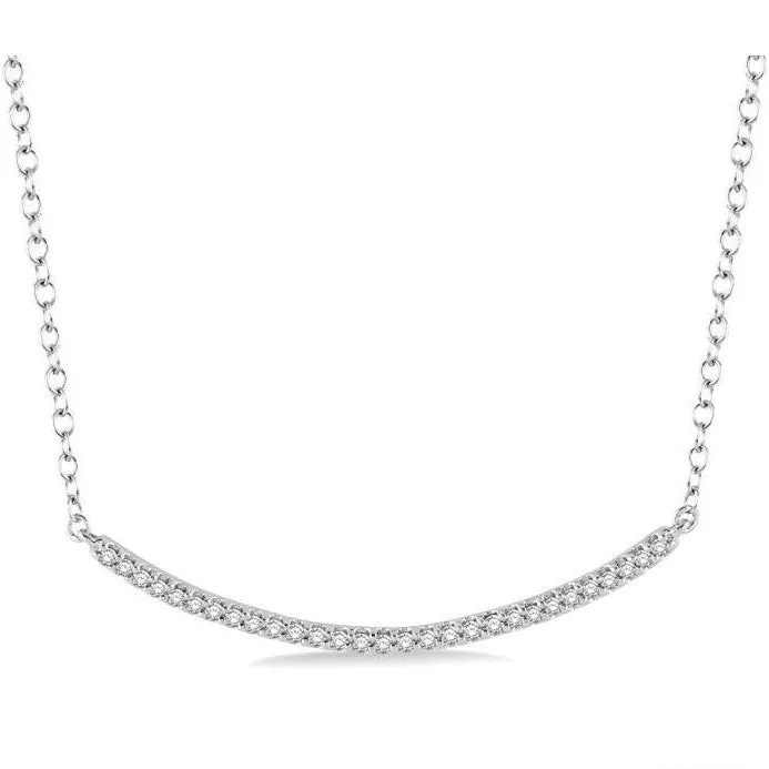 U Shape Diamond Necklace