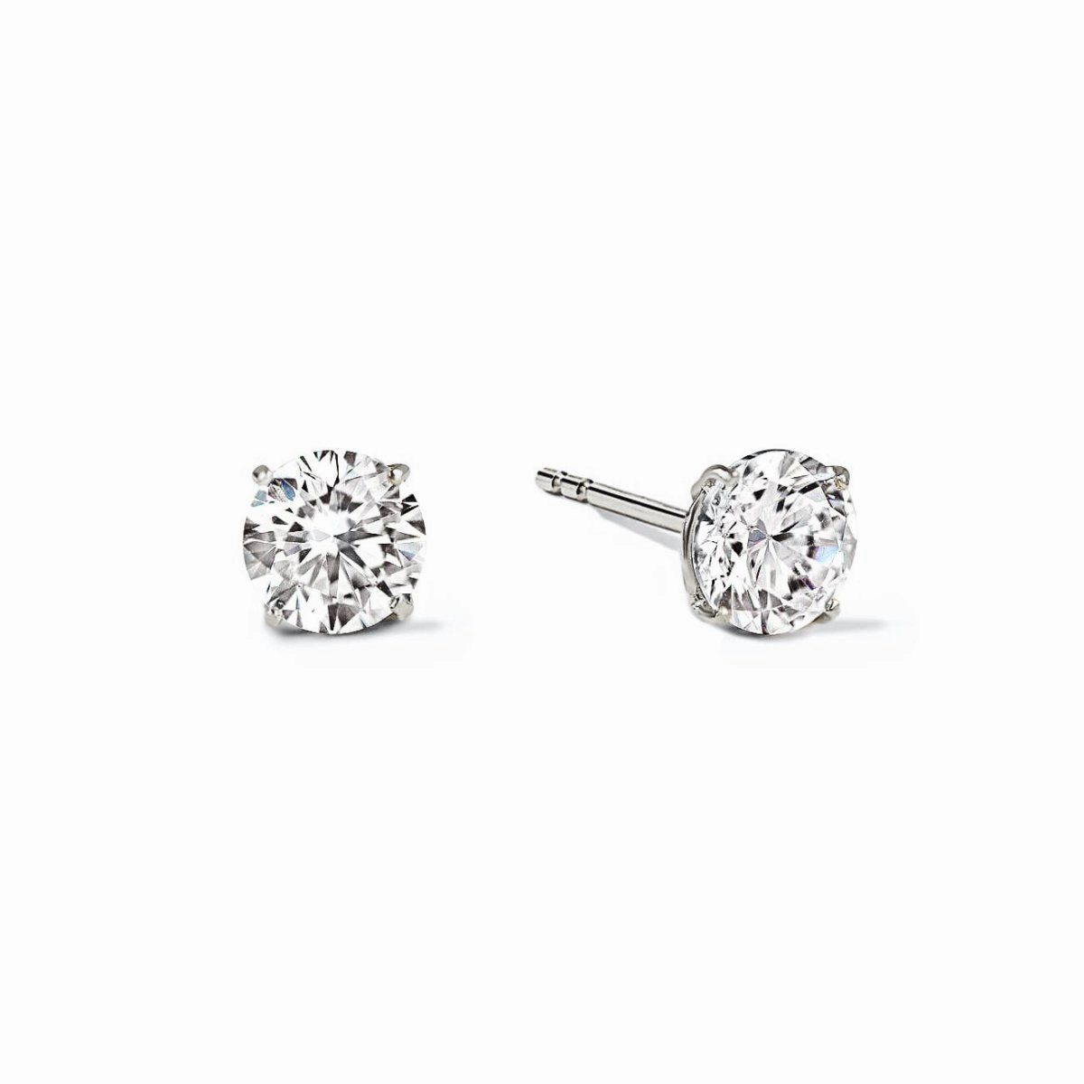 White Sapphire Studs