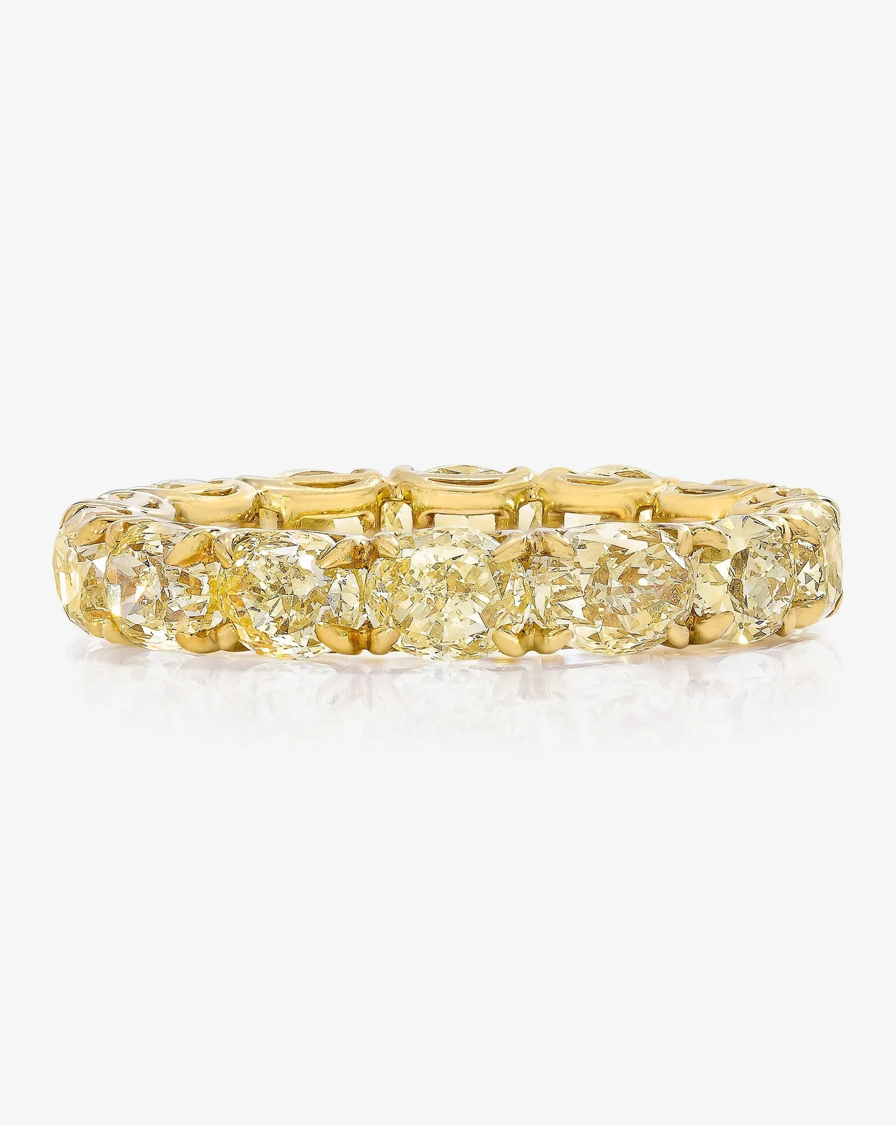 Yellow Diamond Eternity Band