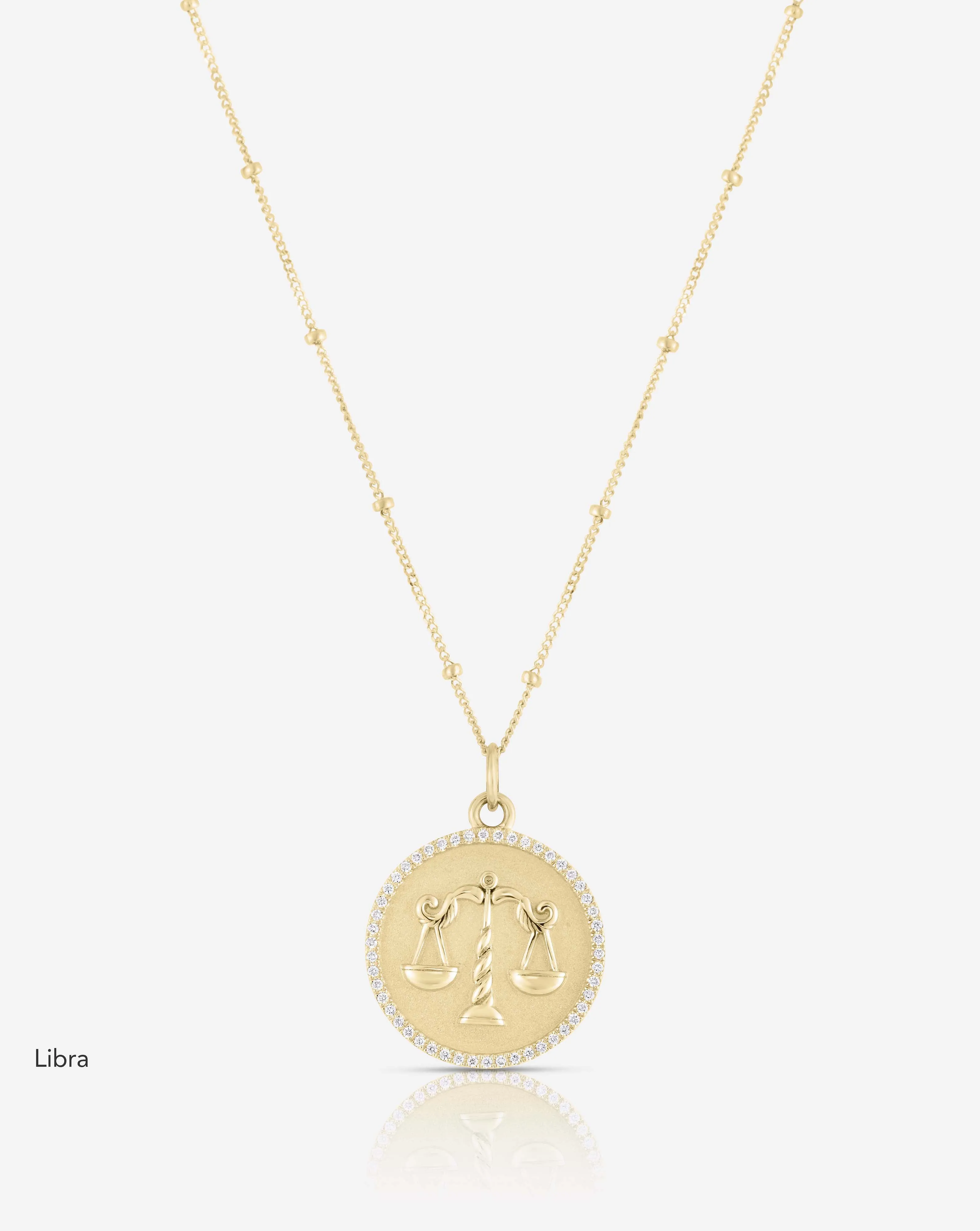 Zodiac Medallion Necklace
