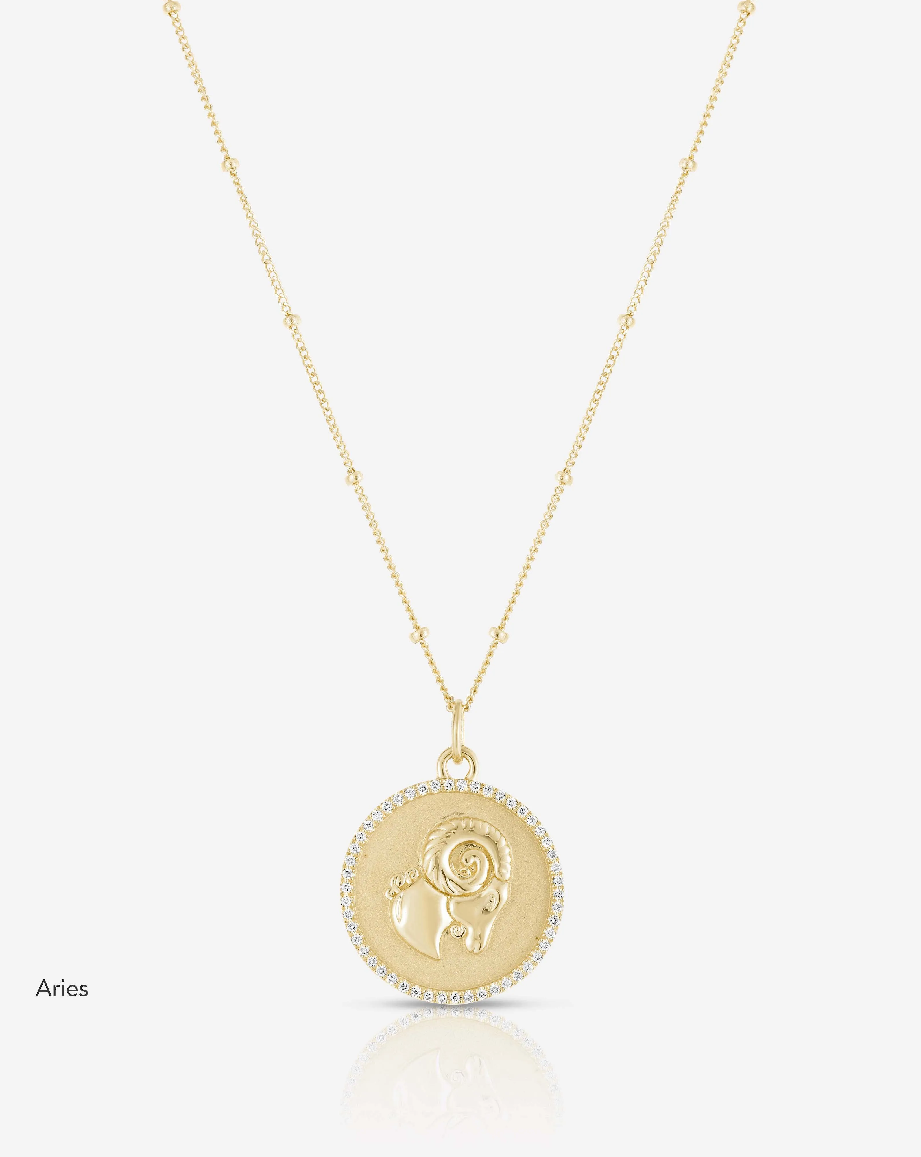 Zodiac Medallion Necklace