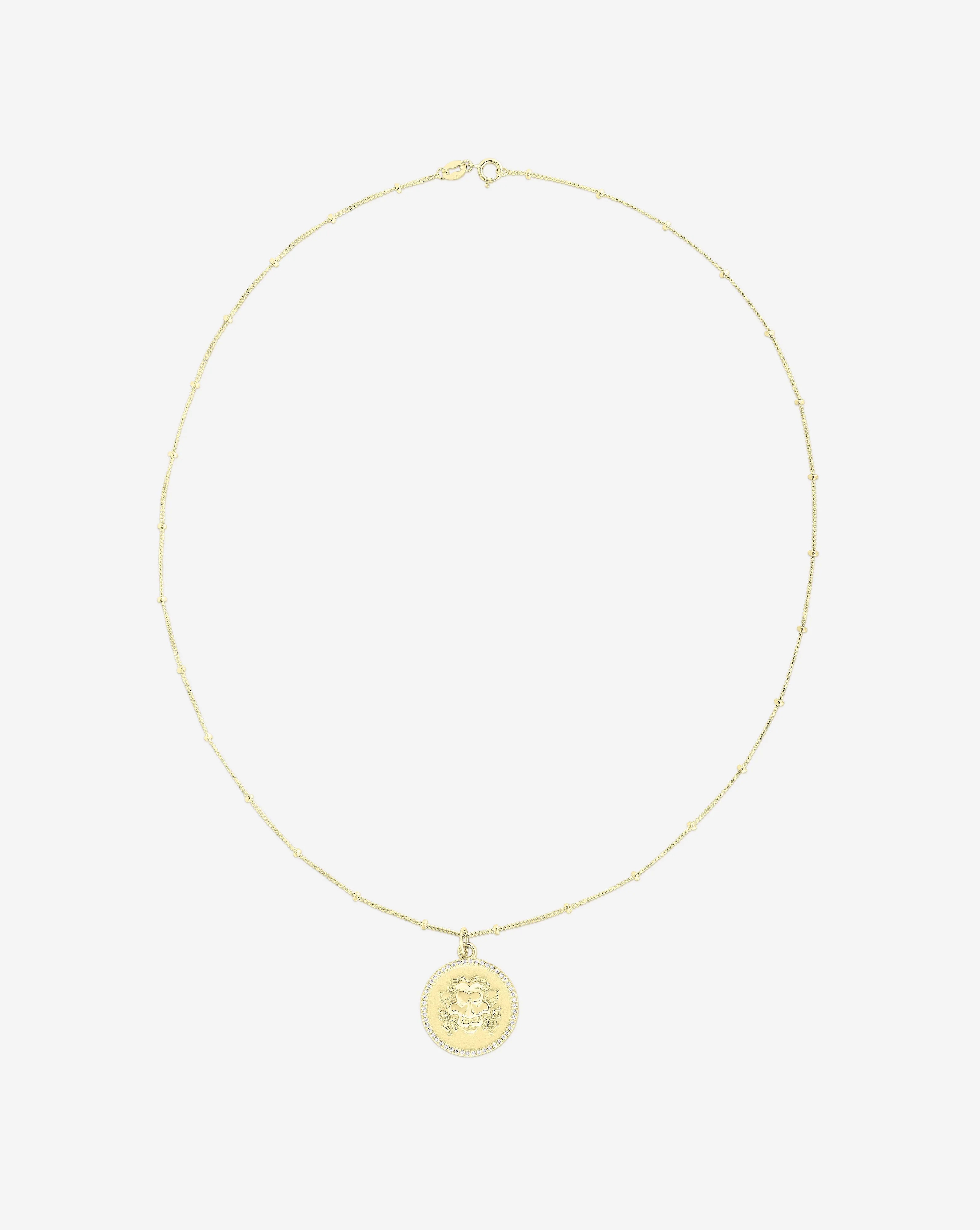 Zodiac Medallion Necklace