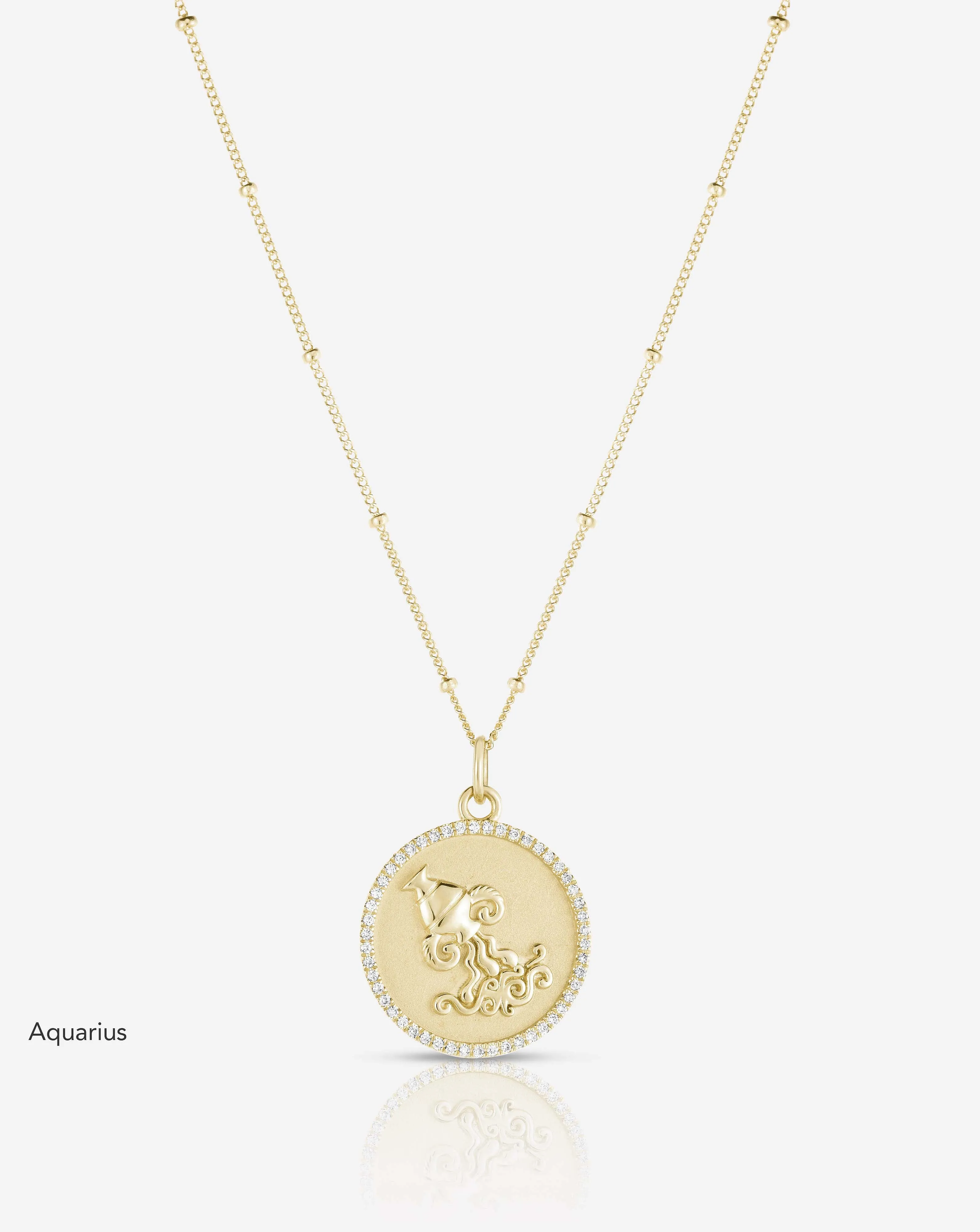 Zodiac Medallion Necklace