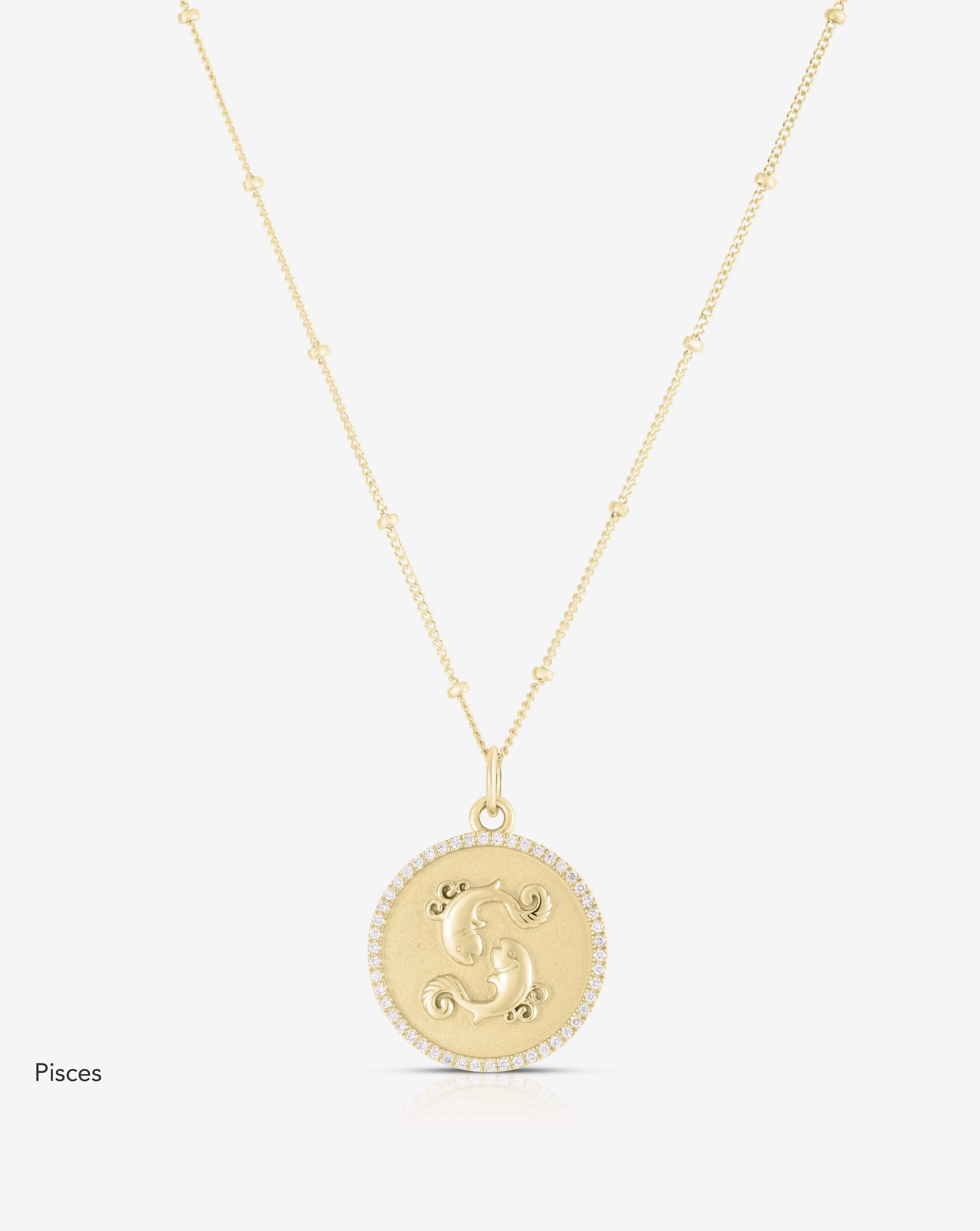 Zodiac Medallion Necklace