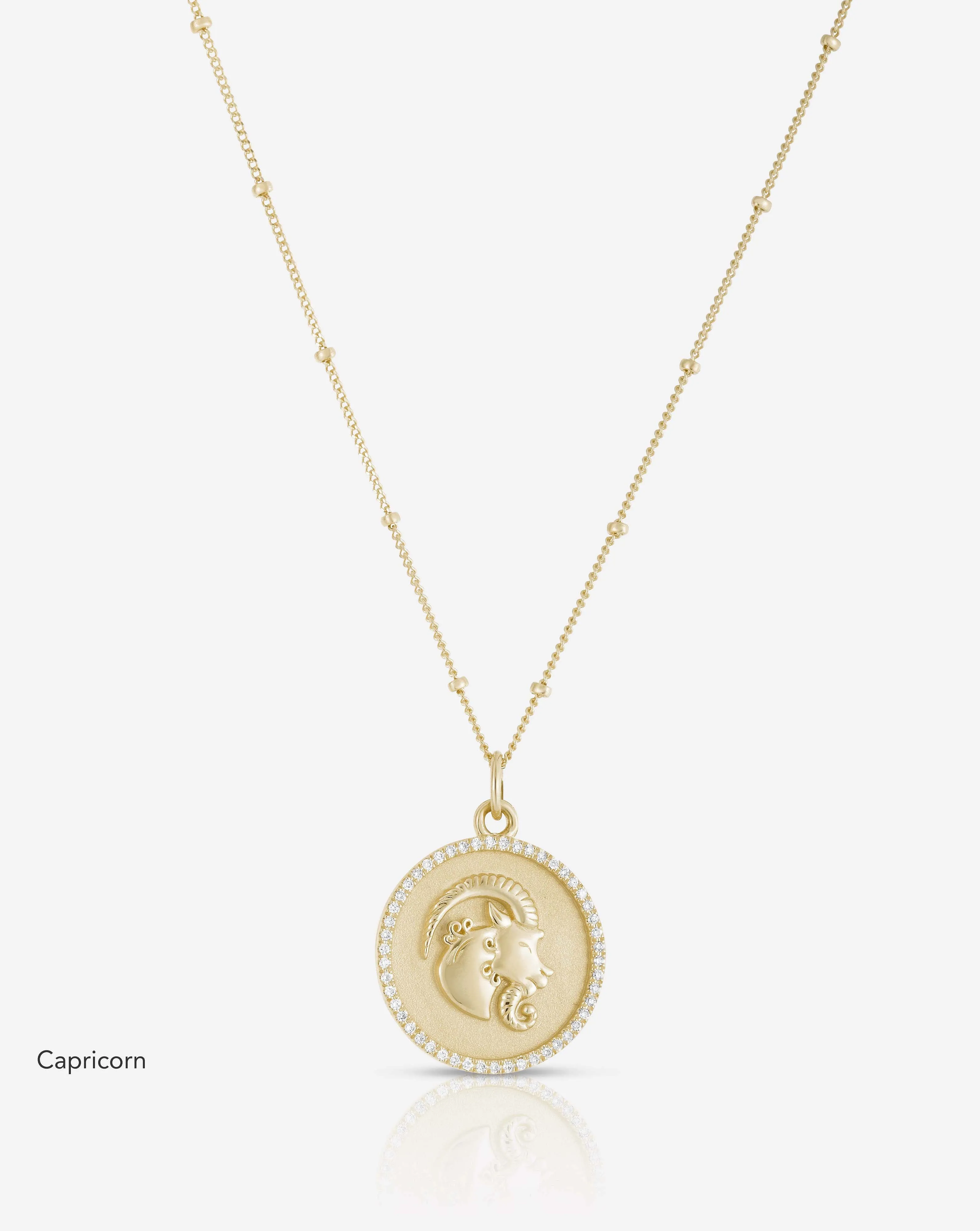 Zodiac Medallion Necklace