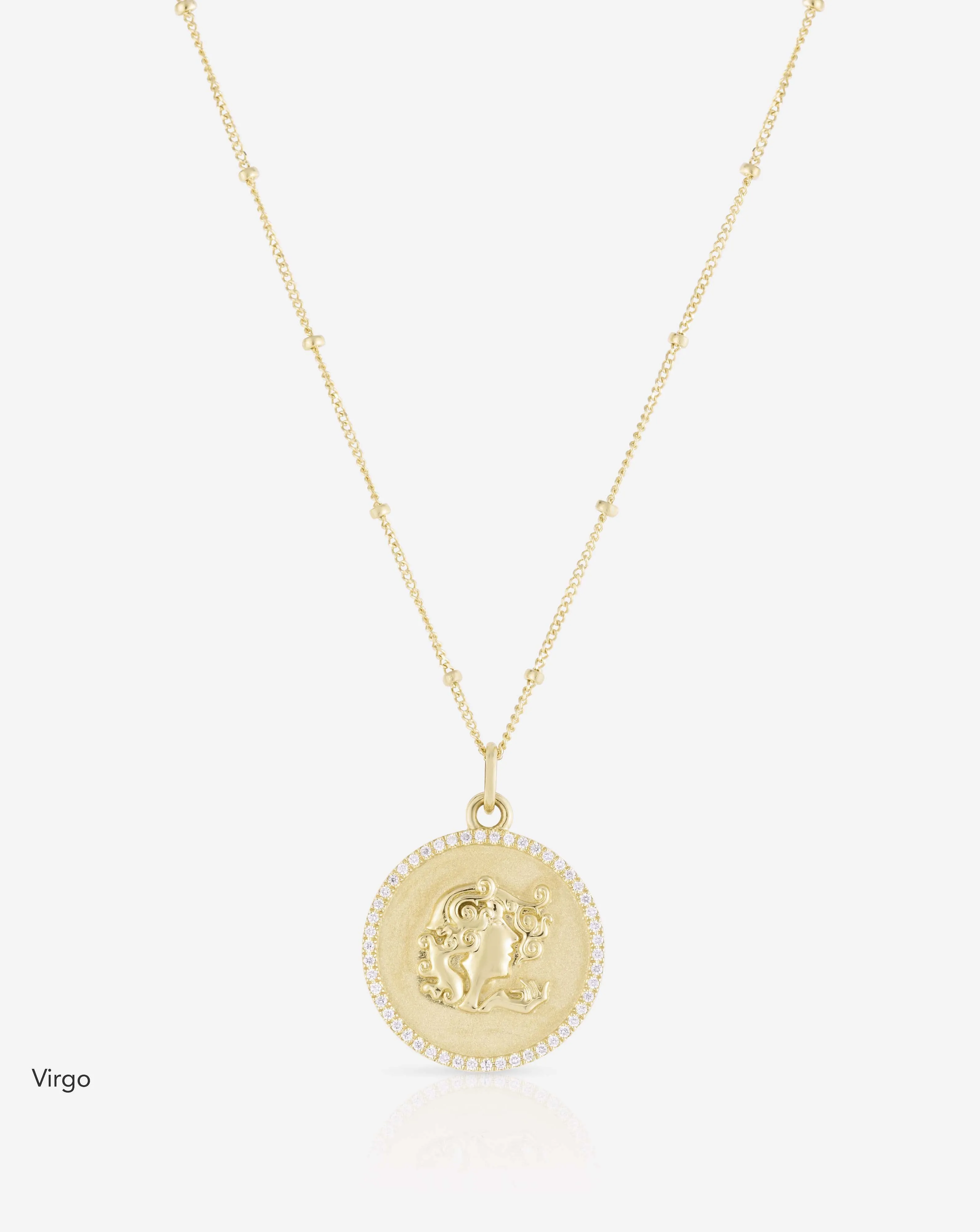 Zodiac Medallion Necklace