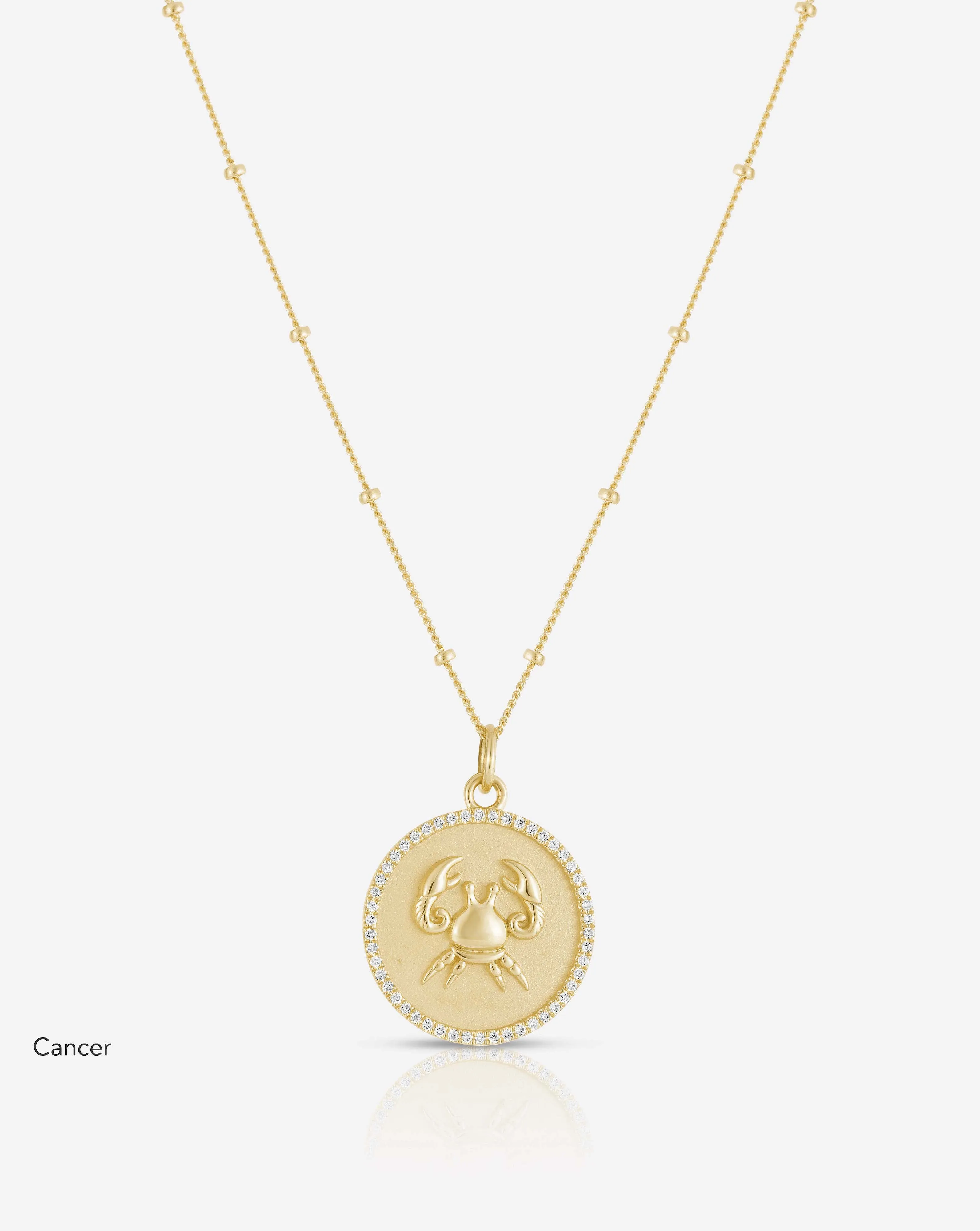 Zodiac Medallion Necklace