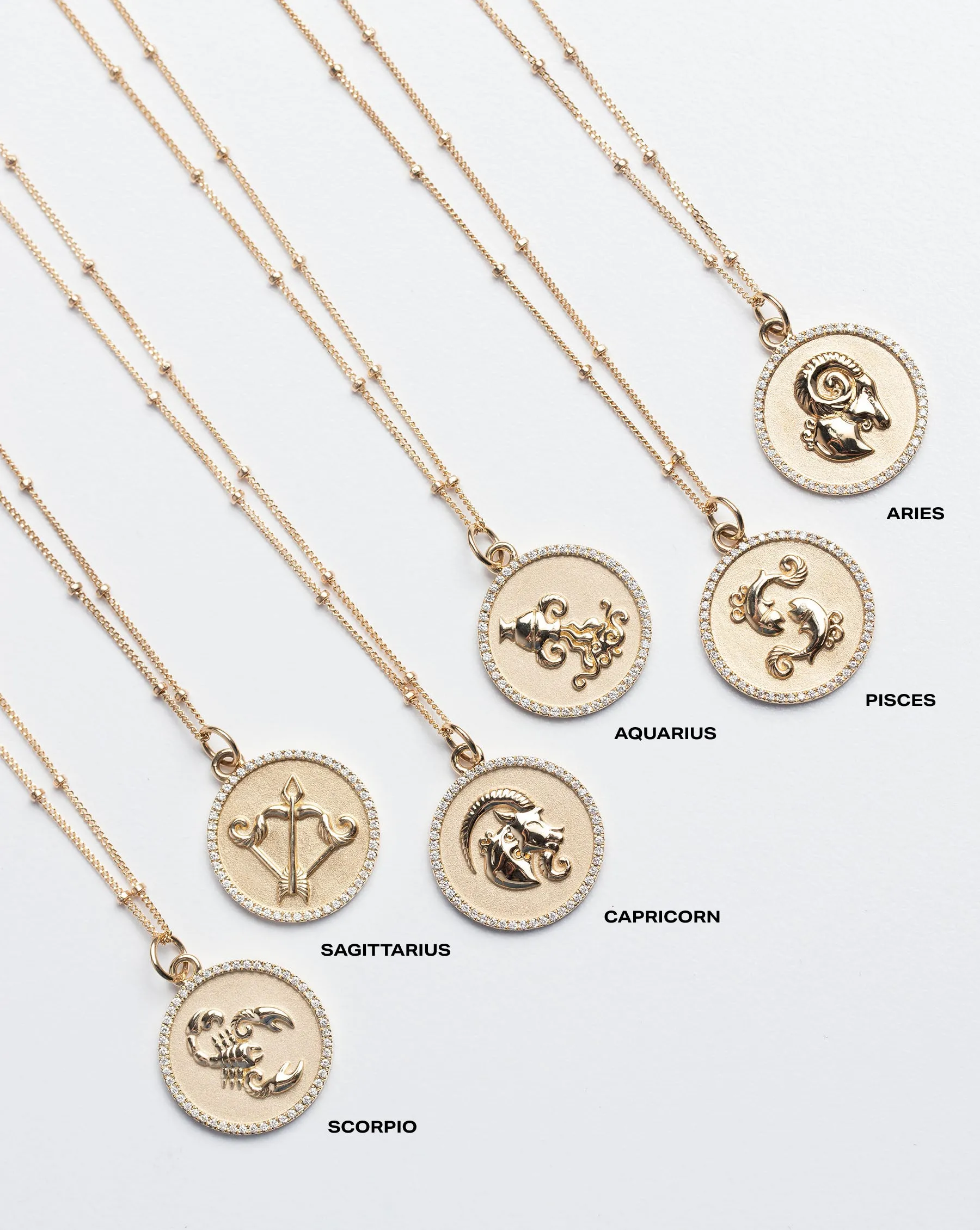 Zodiac Medallion Necklace