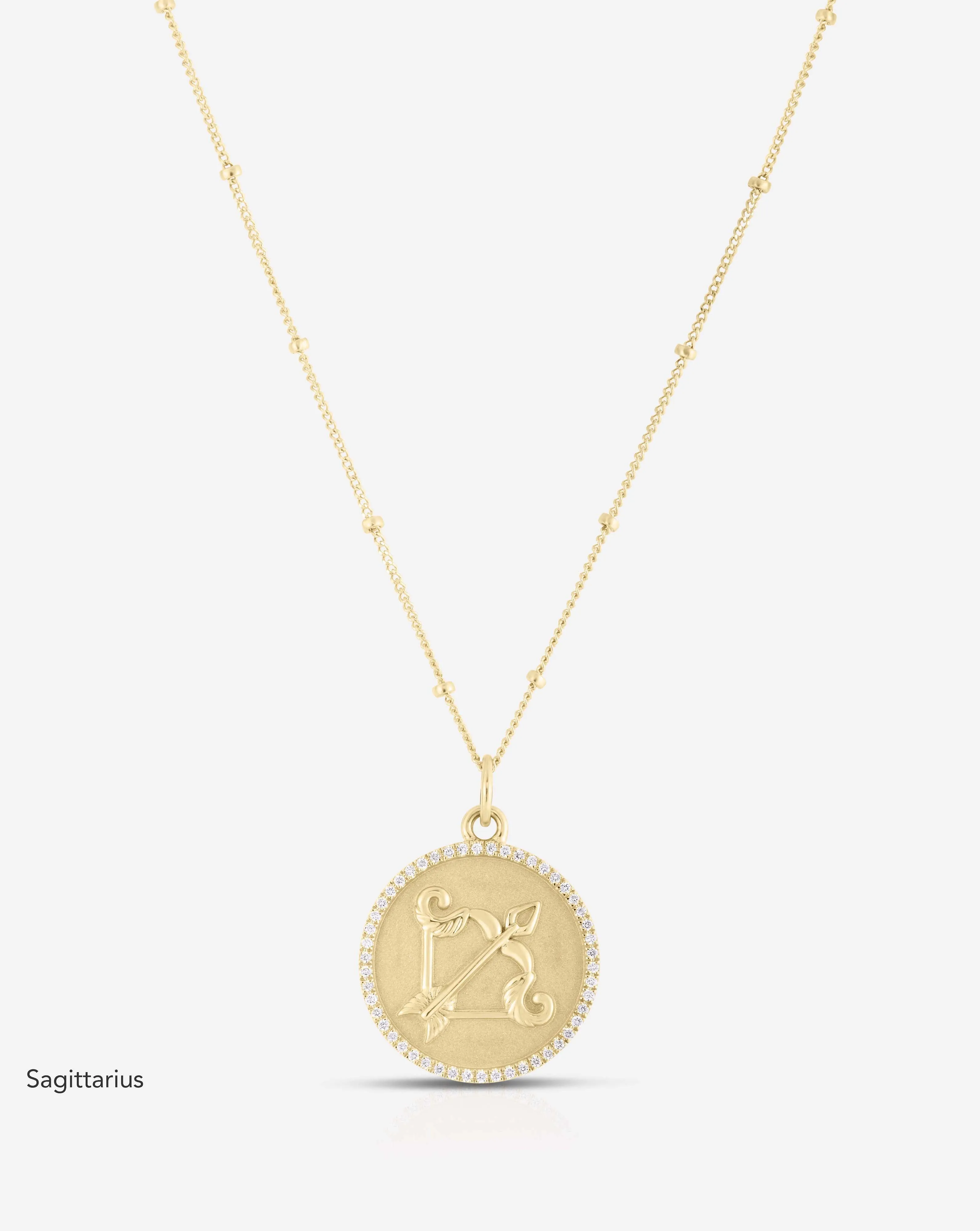 Zodiac Medallion Necklace